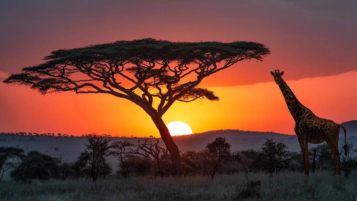 Serengeti sunset